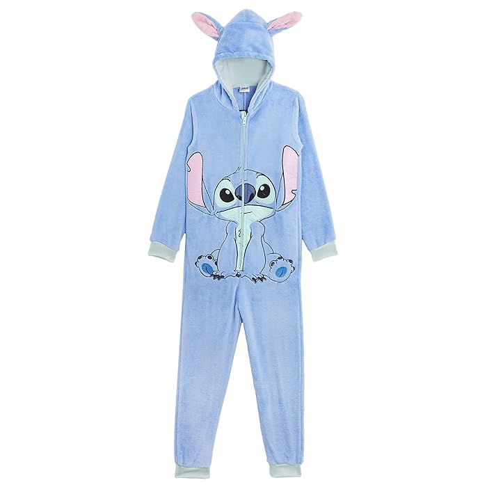 Buy Disney Stitch Onesie for Kids Super Soft Fleece Sleepsuit for Girls Disney Stitch Gifts
