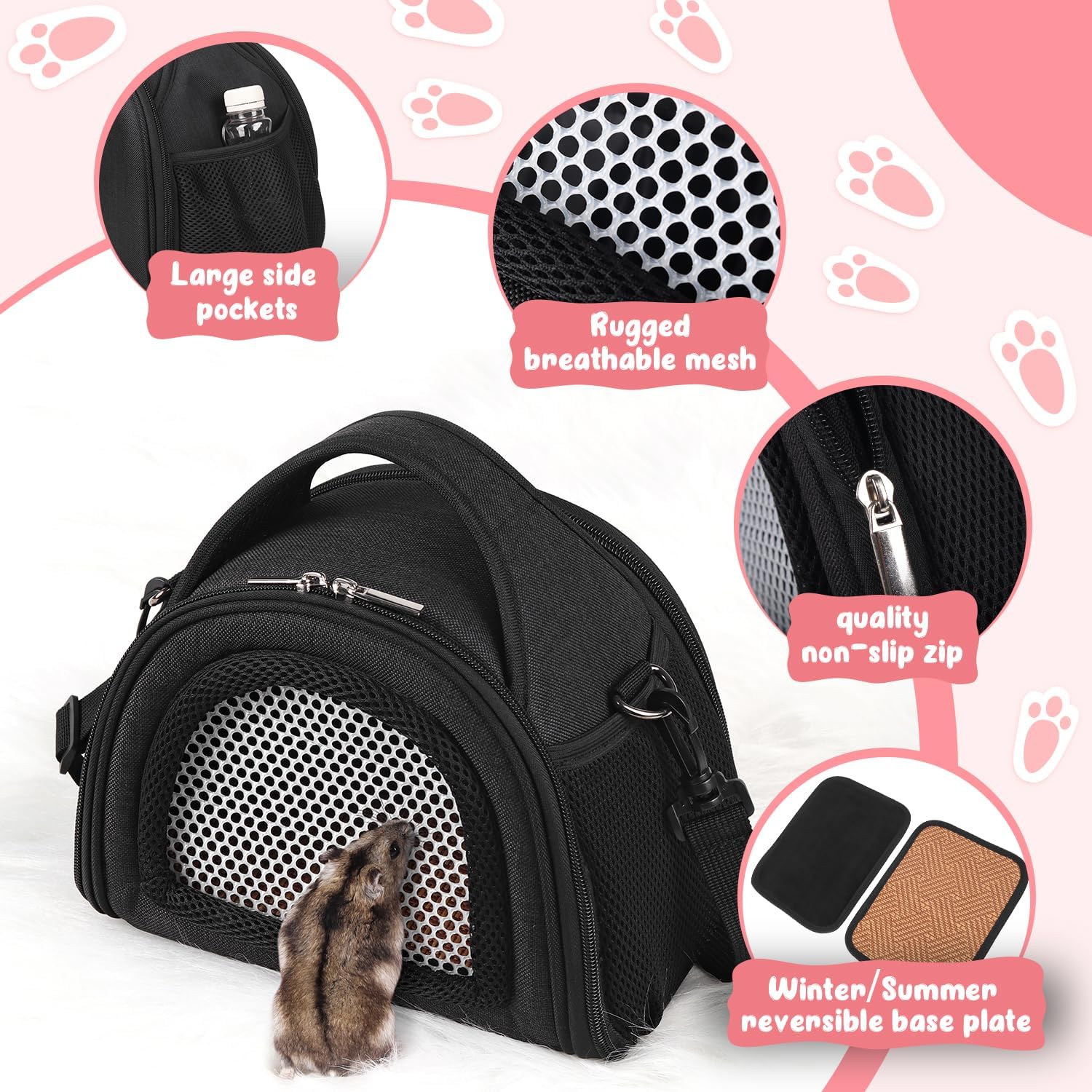 Hamster Bolso Para Llevar Conejo Hamster Jaula Hamster Bolsa De