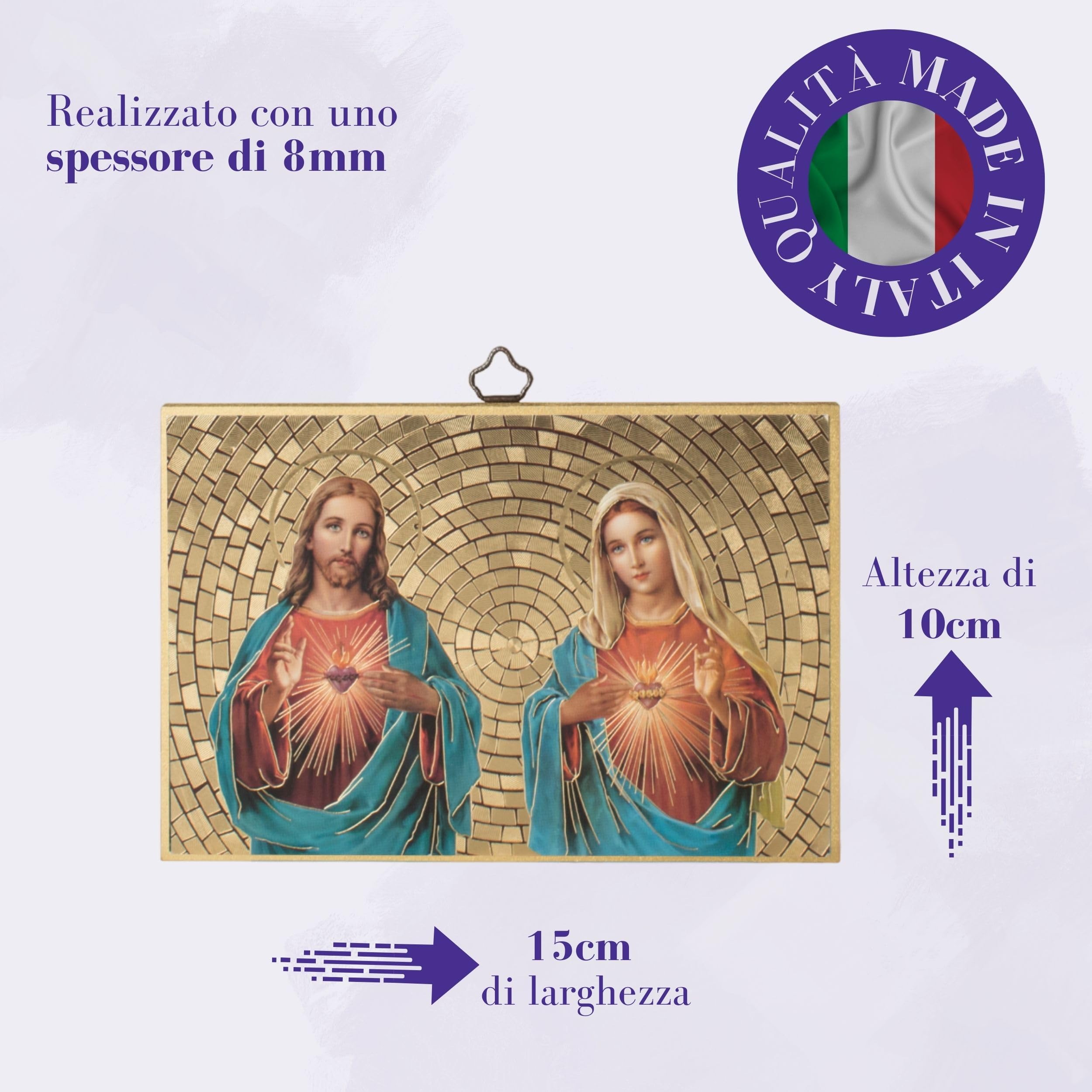 Fratelli Bonella | Toile picturale Jésus Miséricordieux 30x40