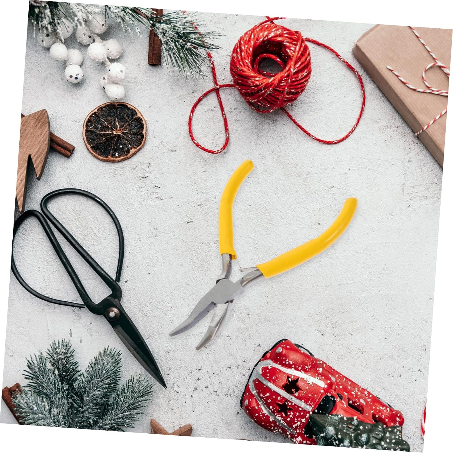 6pcs Mini DIY Jewelry Pliers Iron Wire Cutter Professional Jewelry Making Tools for Craft Repairing Including Flat Nose Diagonal Cutter Wire Needle Nose