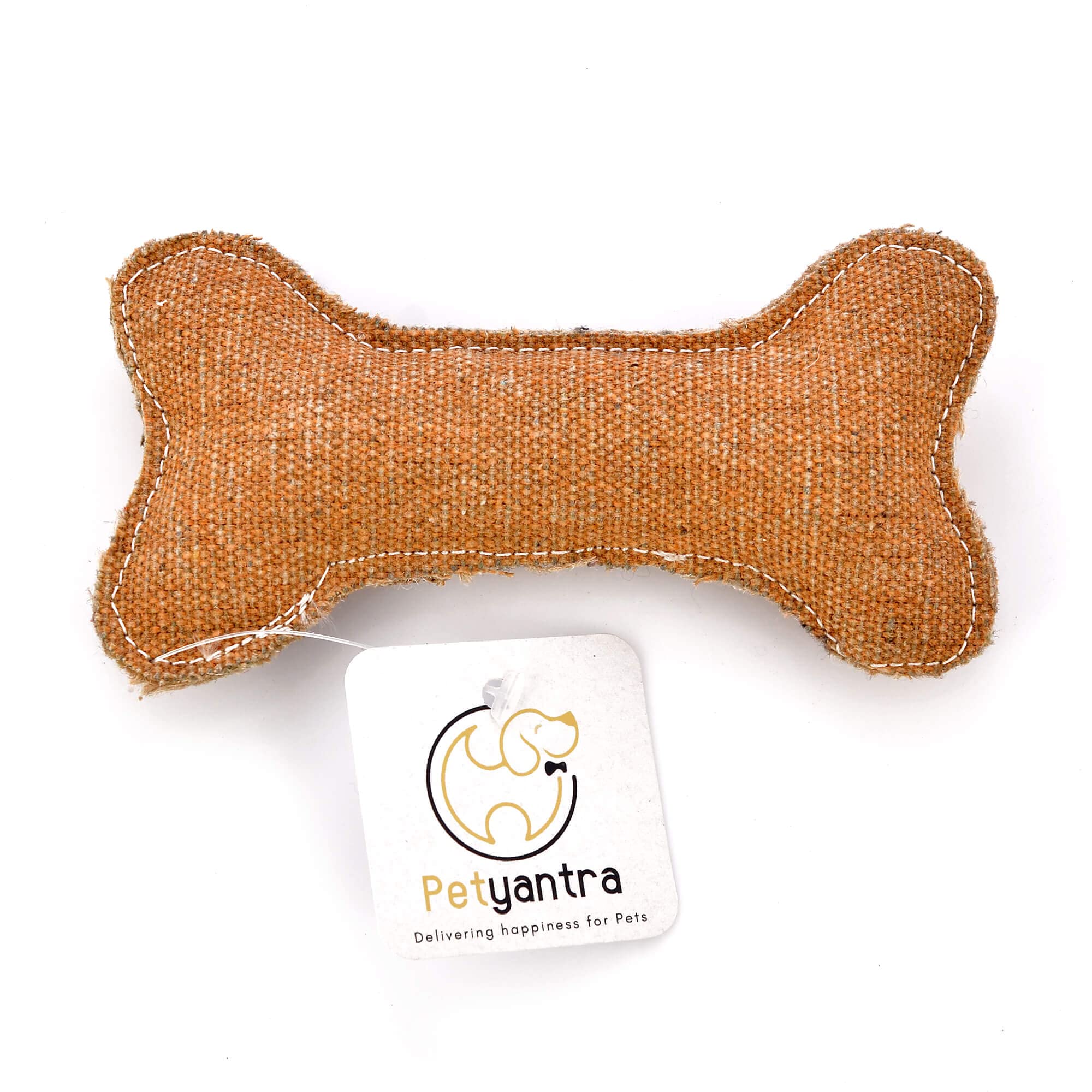 petyantra Bone Durable Canvas Pet Teeth Cleaning Chewing Biting Stitched Squeak Small Puppy Dog and Cat Toys - Natural, Non-Toxic & Safe (B09ZBKPGVD) Amazon Price History, Amazon Price Tracker