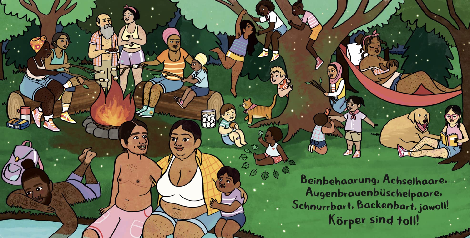 Körper sind toll: Ein fröhliches Liebe-Deinen-Körper-Bilderbuch. Durch Selbstakzeptanz und Body Positivity das Selbstbewusstsein von Kindern stärken. Vorlesebuch mit Reimen ab 3 Jahren.
