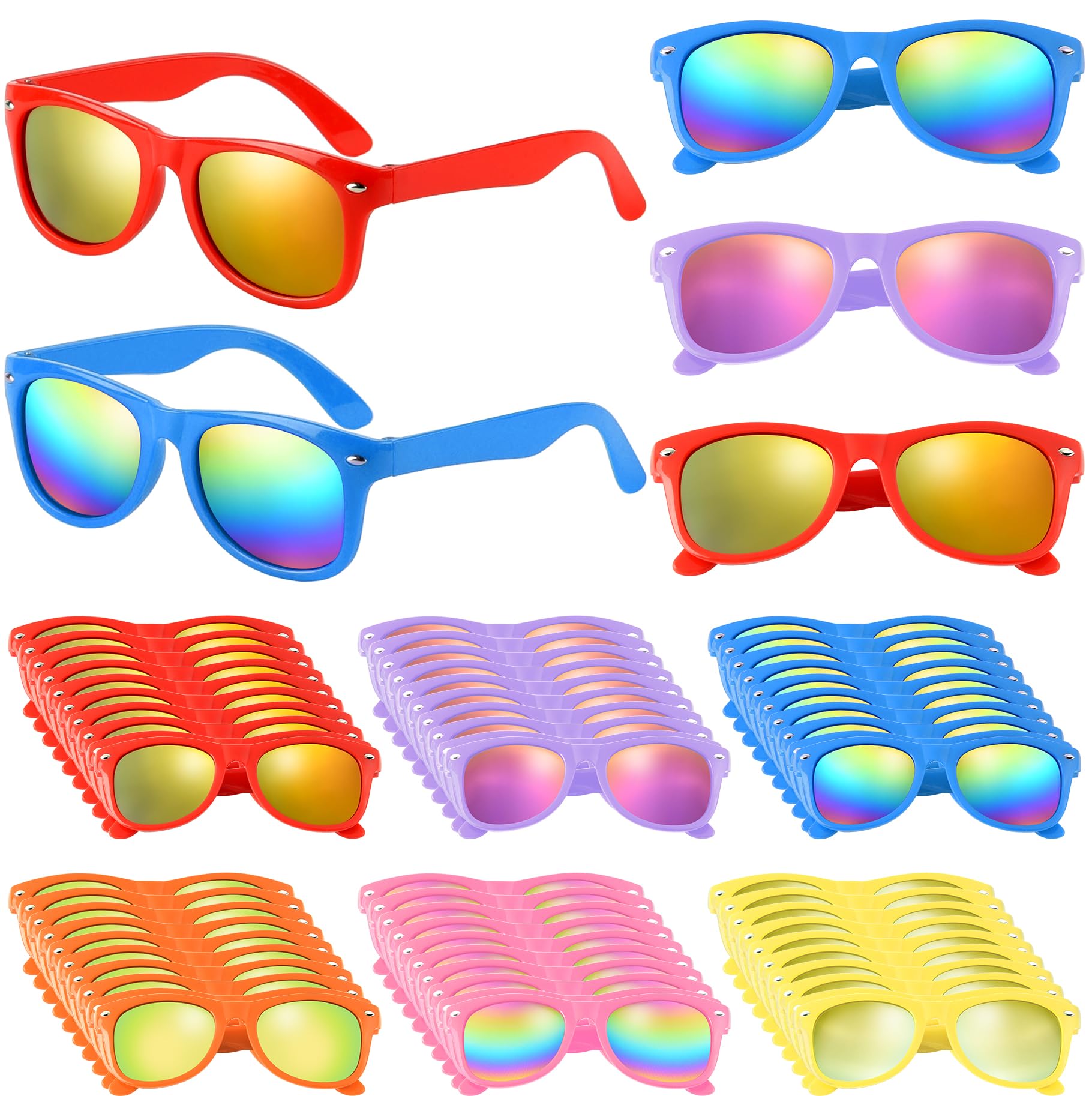Sunglasses Bulk JOYIN 12 Pcs Party Favors Bulk, Neon Sunglasses
