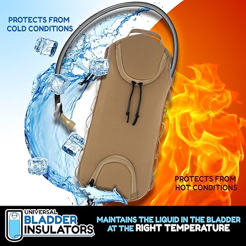 Miniatura 2 de Bolsa aislante universal de vejiga de agua para mochilas de hidratación Osprey, Platypus y CamelBak de 2 a 3 litros funda aislante de vejiga de