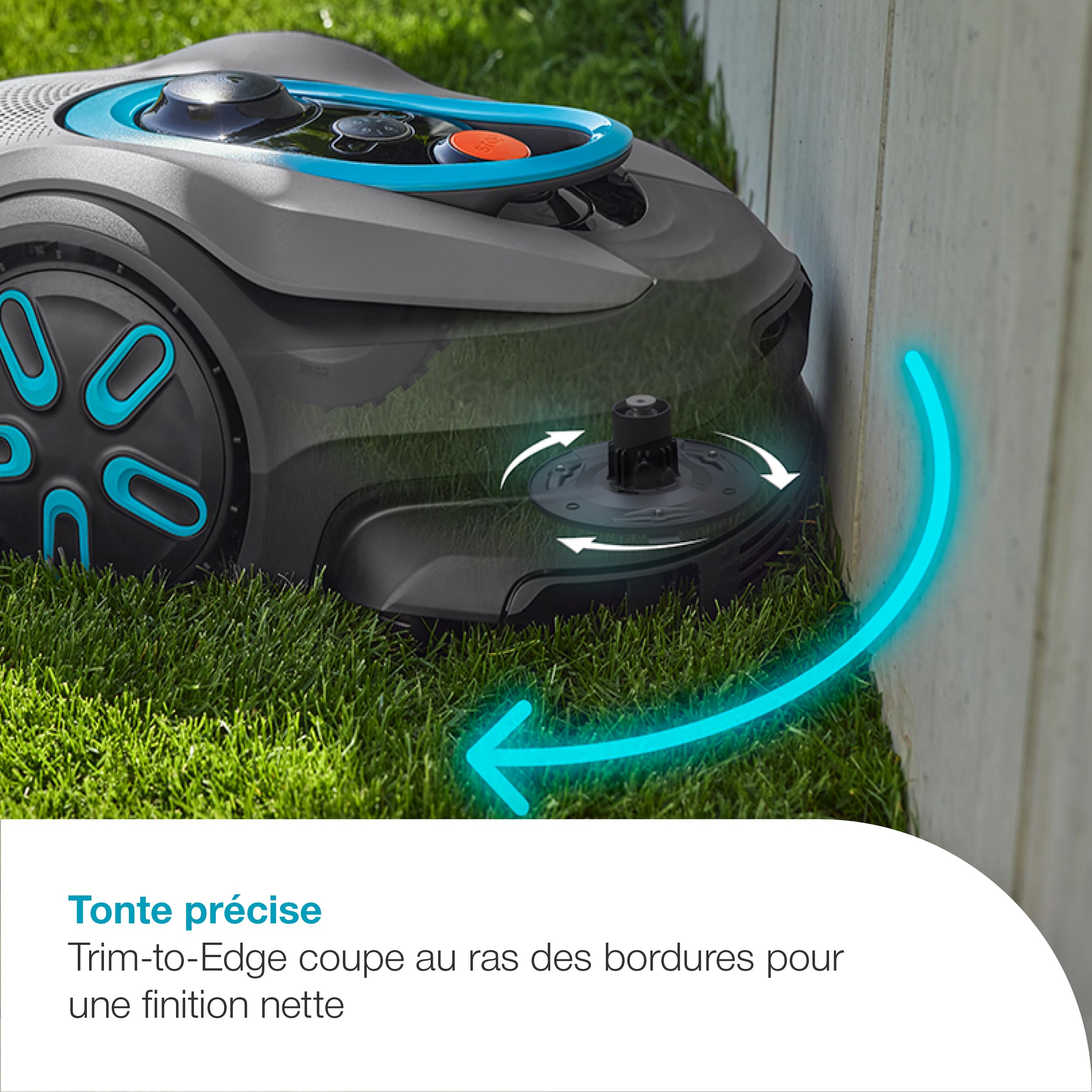 Gardena Tondeuse Robot Smart SILENO Sense 400 m² Tondeuse Robot: Technologie sans Fil périphérique — vue 3