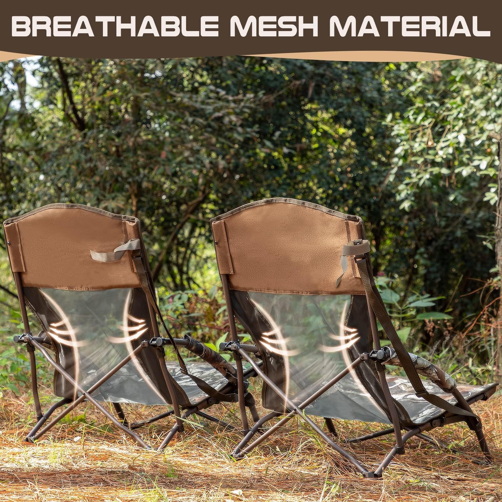 TR Low Camping Chair,Low Lawn Chairs for Concert Lightweight