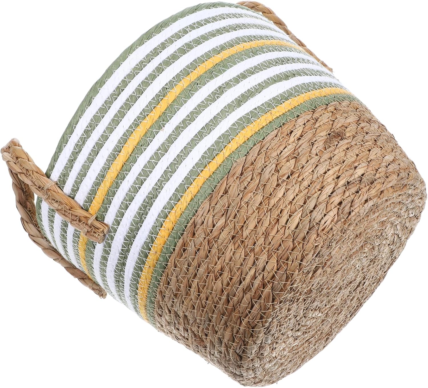 Natural Style Woven Basket Xmas Desktop Rattan Storage Organizer