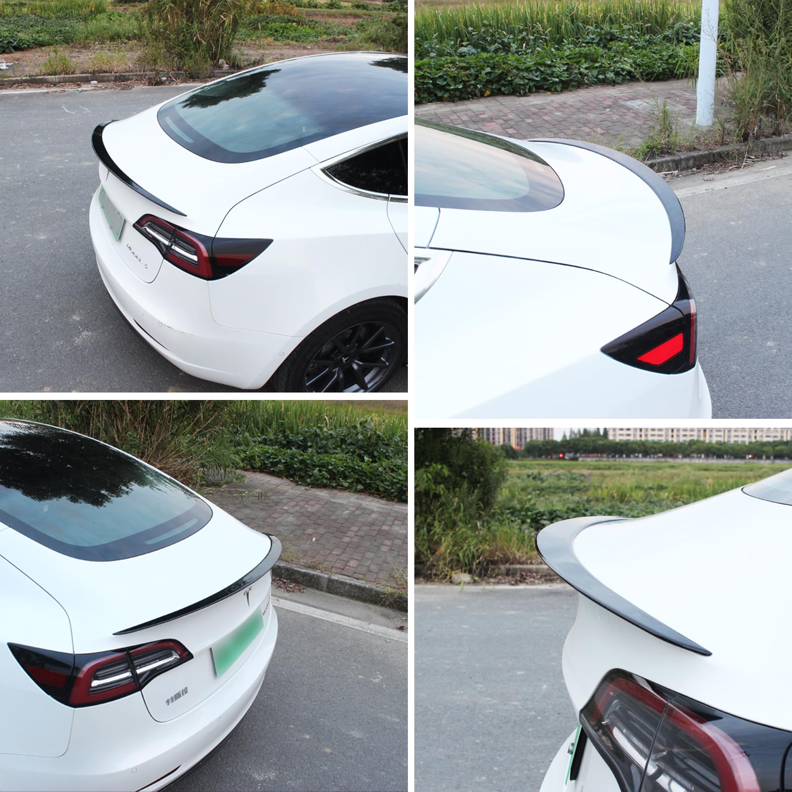 Amazon.co.jp: YJMOTORはTeslaモデル3スポイラー、オリジナルリア