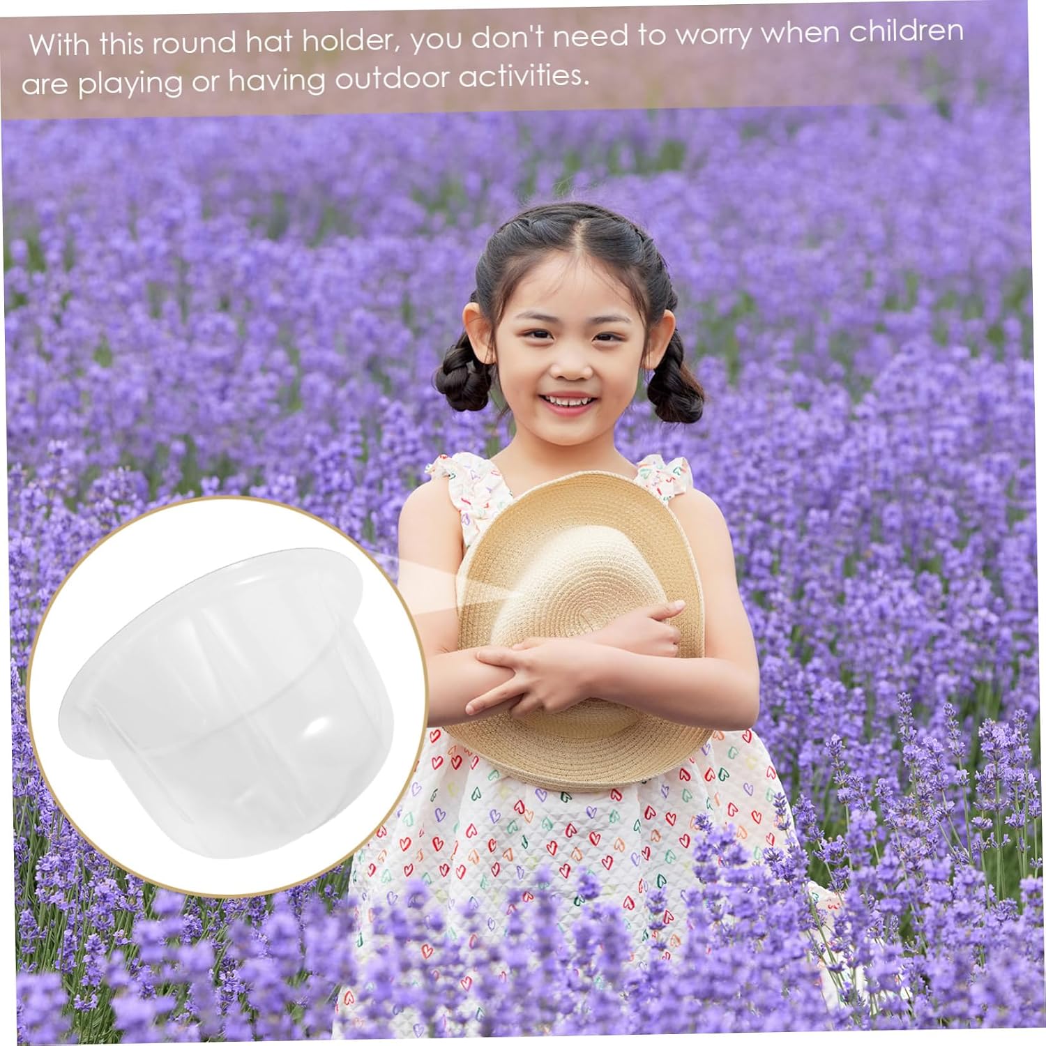 PRETYZOOM Children's round Hat Support Stand 8 Pcs PVC 52cm image 5