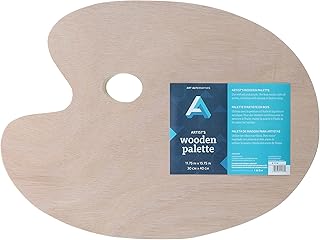 Wooden Palette 11.75x15.75 Oval