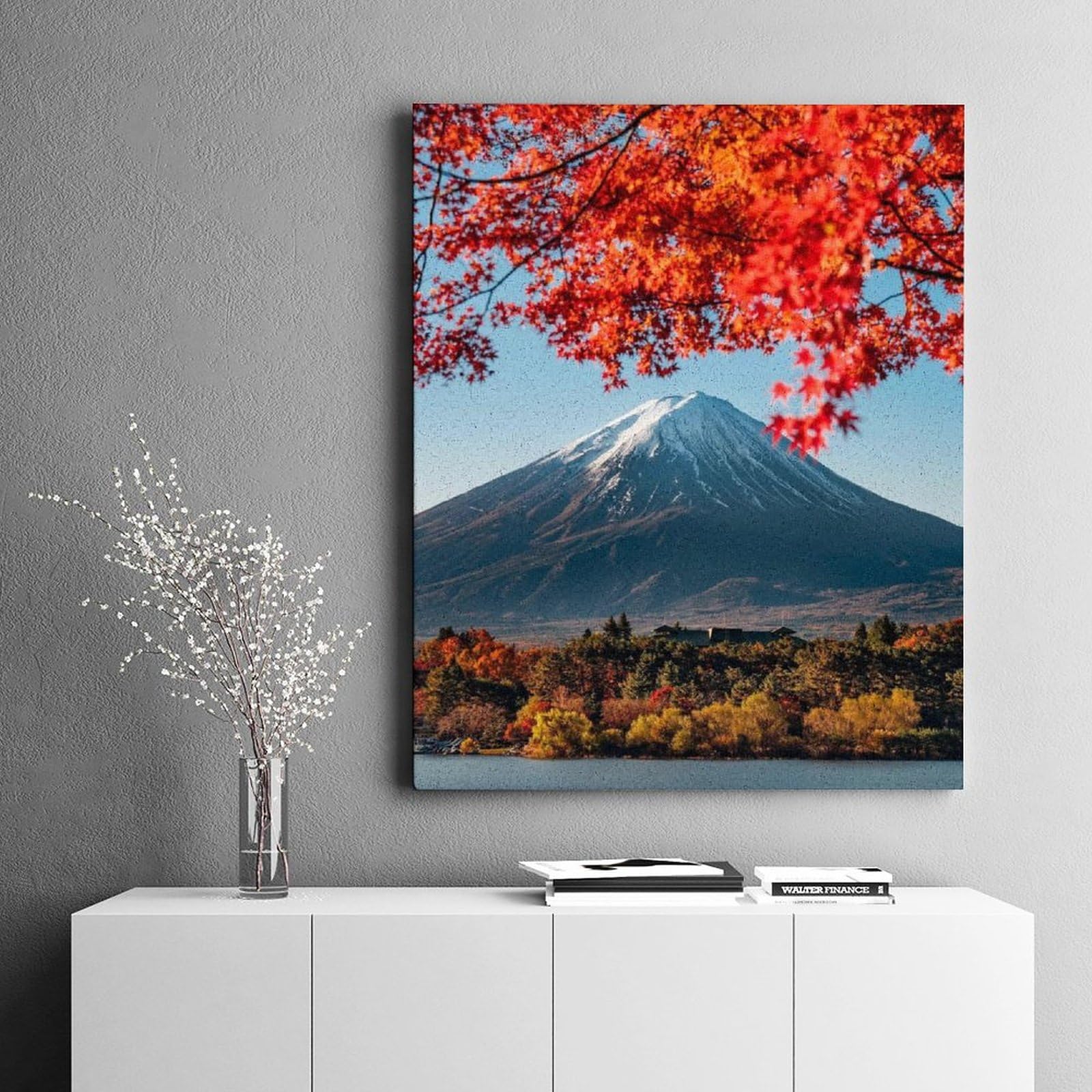 油絵 山 Amazon | 紅葉 日本 富士山 数字油絵 アニメの美学 数字キット