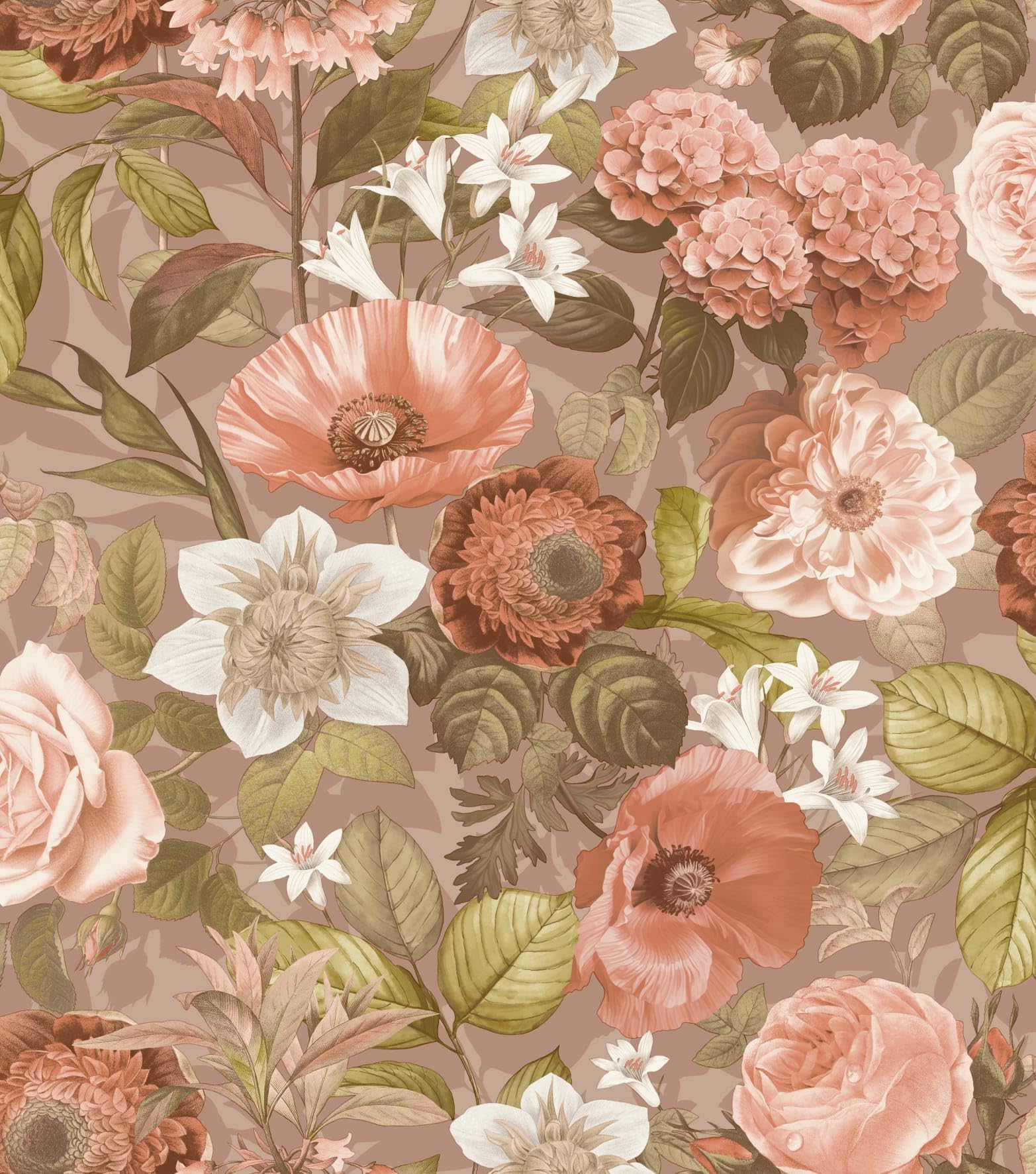 B&Q -  Olivia Rose Floral Wallpaper
