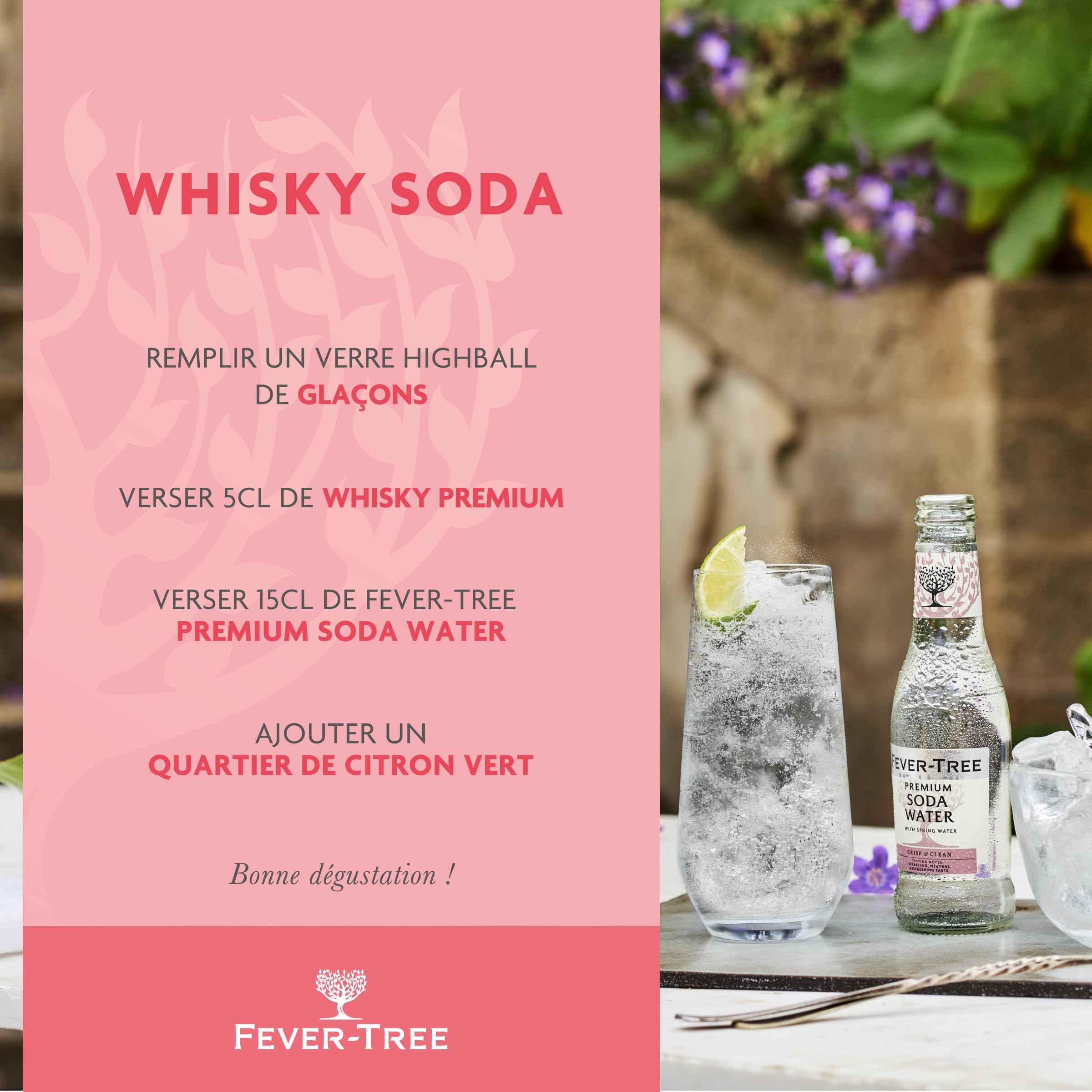 FEVER-TREE -24 Bouteilles de 200ml de Premium Soda Water - Spring Water
