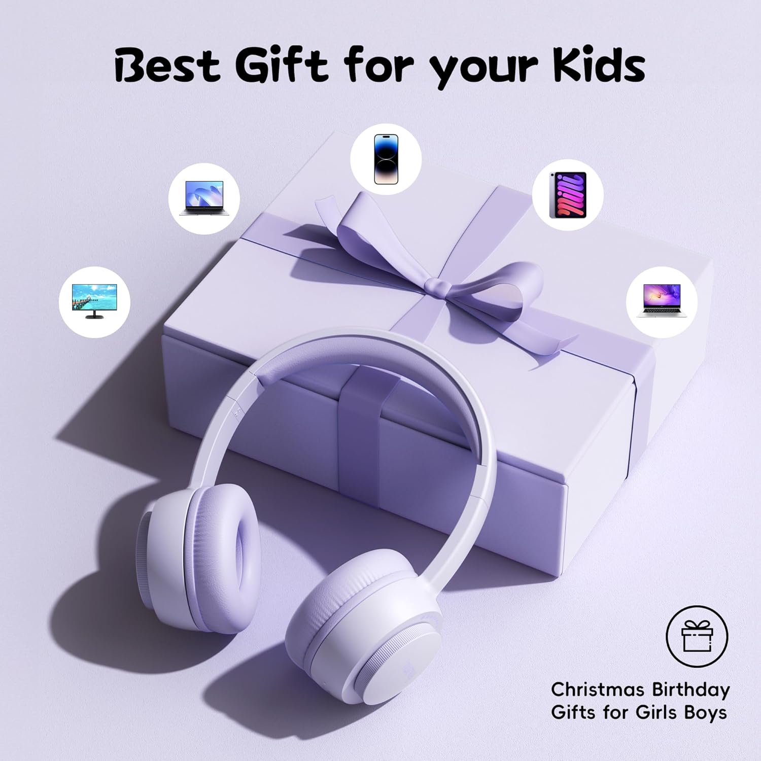 Close-up of the gorsun headphone's control buttons, including the volume knob.