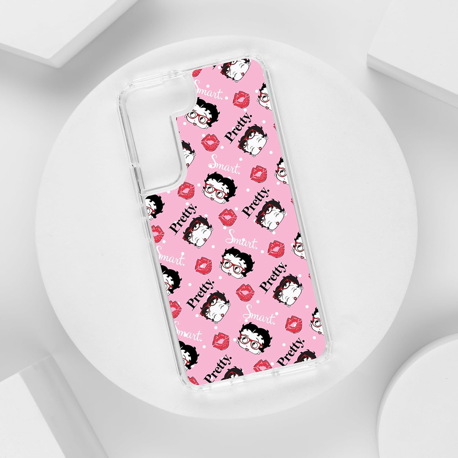 Affinity Bands Betty Boop Girl Power HD Phone Case Compatible with Samsung Galaxy S23 (Pretty & Smart)