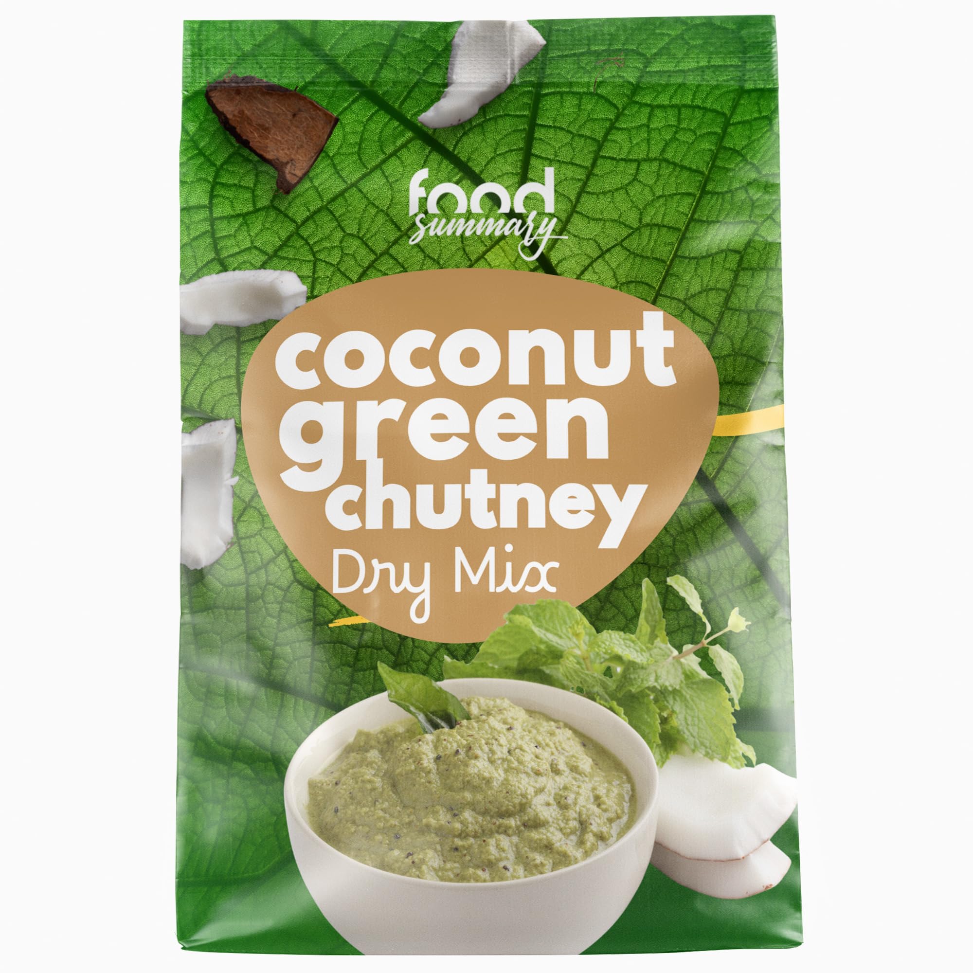 Food Summary Instant Coconut Green Chutney Powder 250g - Veg Dosa Chutney Powder, Imli Chutney, Healthy and Delicious Addition to Your Meals (B0D1CBGGPJ) Amazon Price History, Amazon Price Tracker