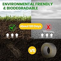 Vista 2 de ADHES Cinta de Embalaje de Papel Resistente Cinta de Papel Kraft, Ecológica y Biodegradable, Cinta de Embalaje Marrón Escribible y Sin Recubrimiento