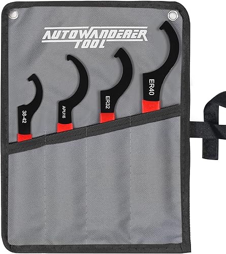 Miniatura 2 de Juego de 4 llaves de choque ajustables de acero resistente para la mayoría de los amortiguadores de bobina, sistema de ajuste y suspensión