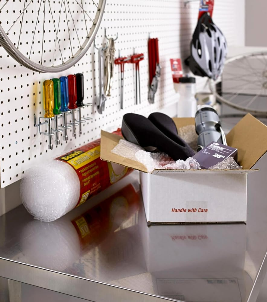 Scotch Cushion Wrap, 12 in x 125 ft., 1 Roll in a Dispensered Box (7962)