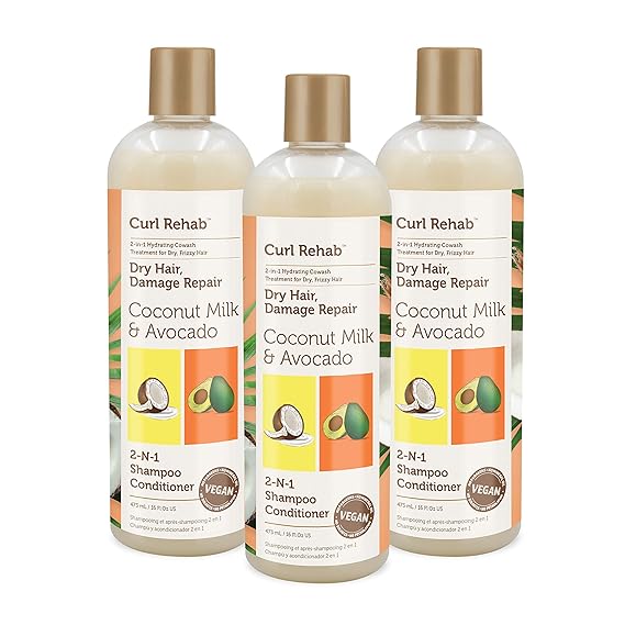 Curl Rehab Dry Hair Damage Repair Amazon.com : Curl Rehab Dry Hair/Damage Repair Treatment 2 in 1 Shampoo