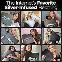 Vista 9 de Silvery Sábanas de cama de conexión a tierra con infusión de plata - Sábana bajera ajustable suave y sedosa de conexión a tierra con cable y guía