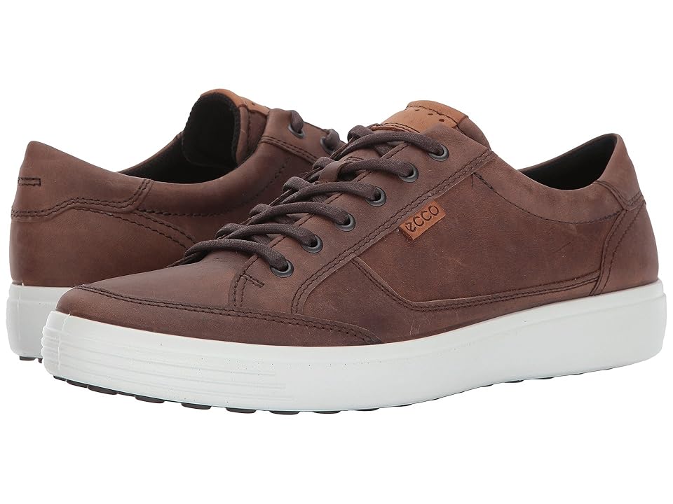 

ECCO Soft Retro Sneaker (Cocoa Brown) Men's Lace up casual Shoes