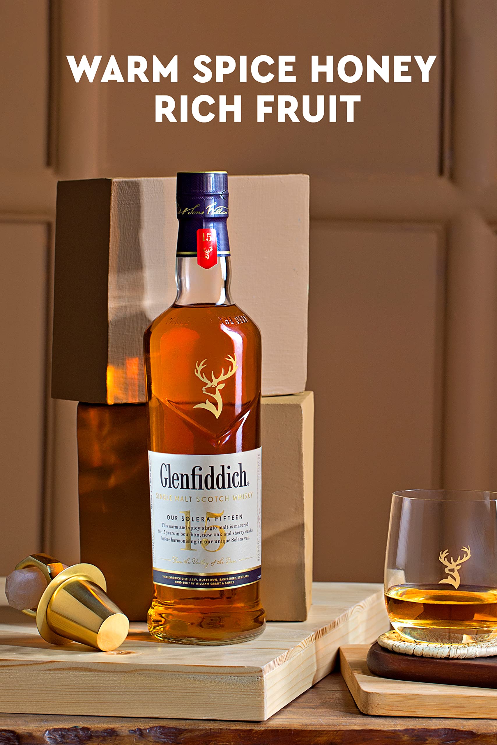 Whisky Glenfiddich 15 anos 750ml | Amazon.com.br