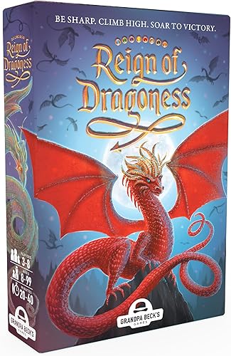 Grandpa Beck's Games Juego de cartas Reign of Dragoness | Un juego de cartas estratégico de eliminación de manos | de The Creators of Cover Your