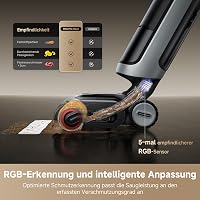dreame H15 Pro meleg-hideg porszívó, 85°C vízzel, 22000Pa szívóerő, hajszáleltávolítás, robotkar, RGB érzékelés 6