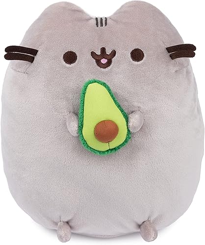 Miniatura 2 de GUND Pusheen - Peluche de aguacate para aperitivos para niños de 8 años en adelante, 9.5 pulgadas, color gris
