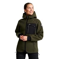 RevolutionRace Sherpa Hoodie da Donna, Giacca in Pile Ottima per le Escursioni e le