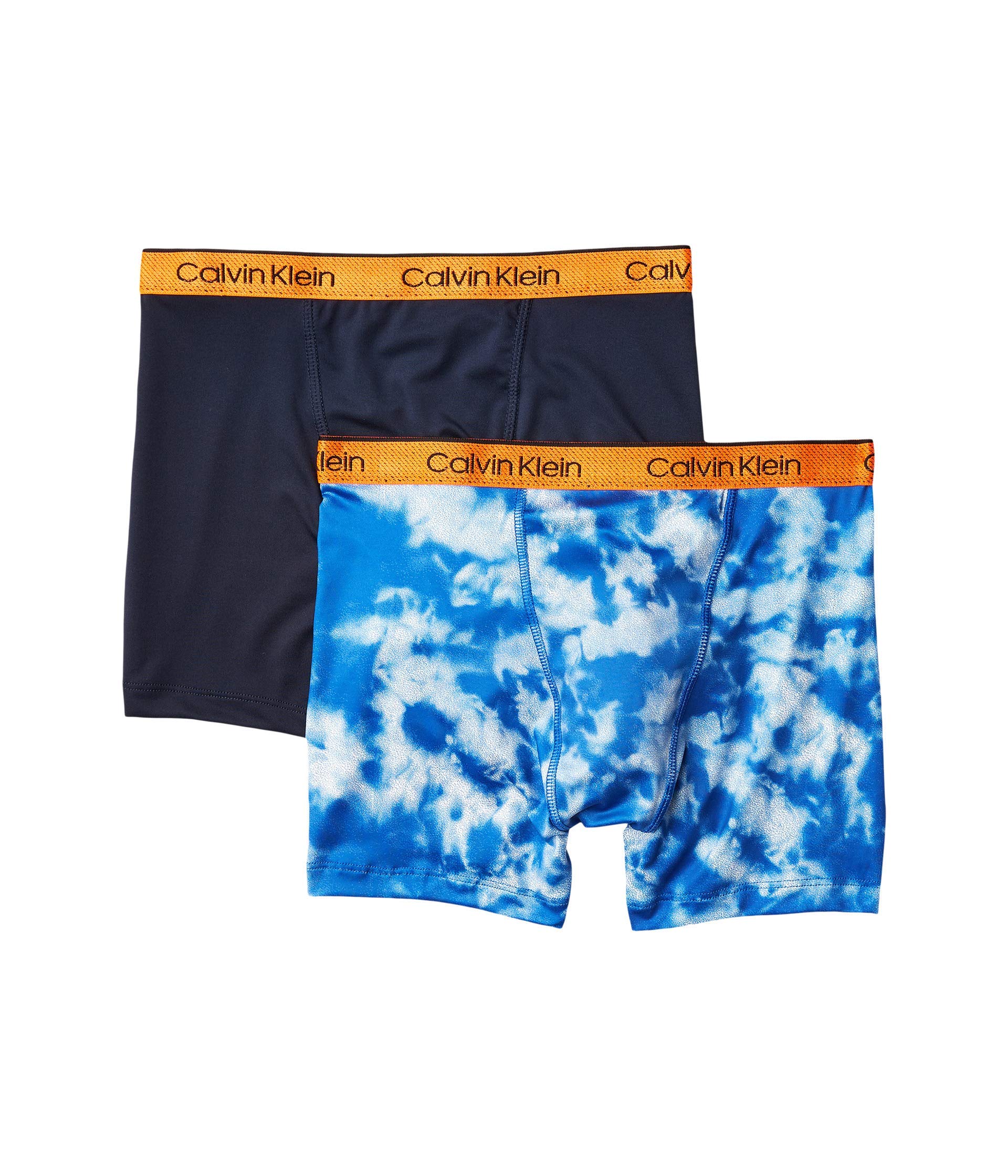 Calvin Klein Kids Boys' Performance Boxer Brief Underwear 2-Pack