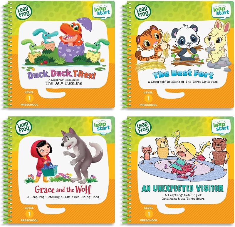Paquete de 4 libros LeapFrog LeapStart Classic Tales