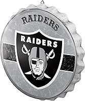 Vista 7 de NFL Team Logo Distressed Metal Hanging Wall Bottle Cap Sign