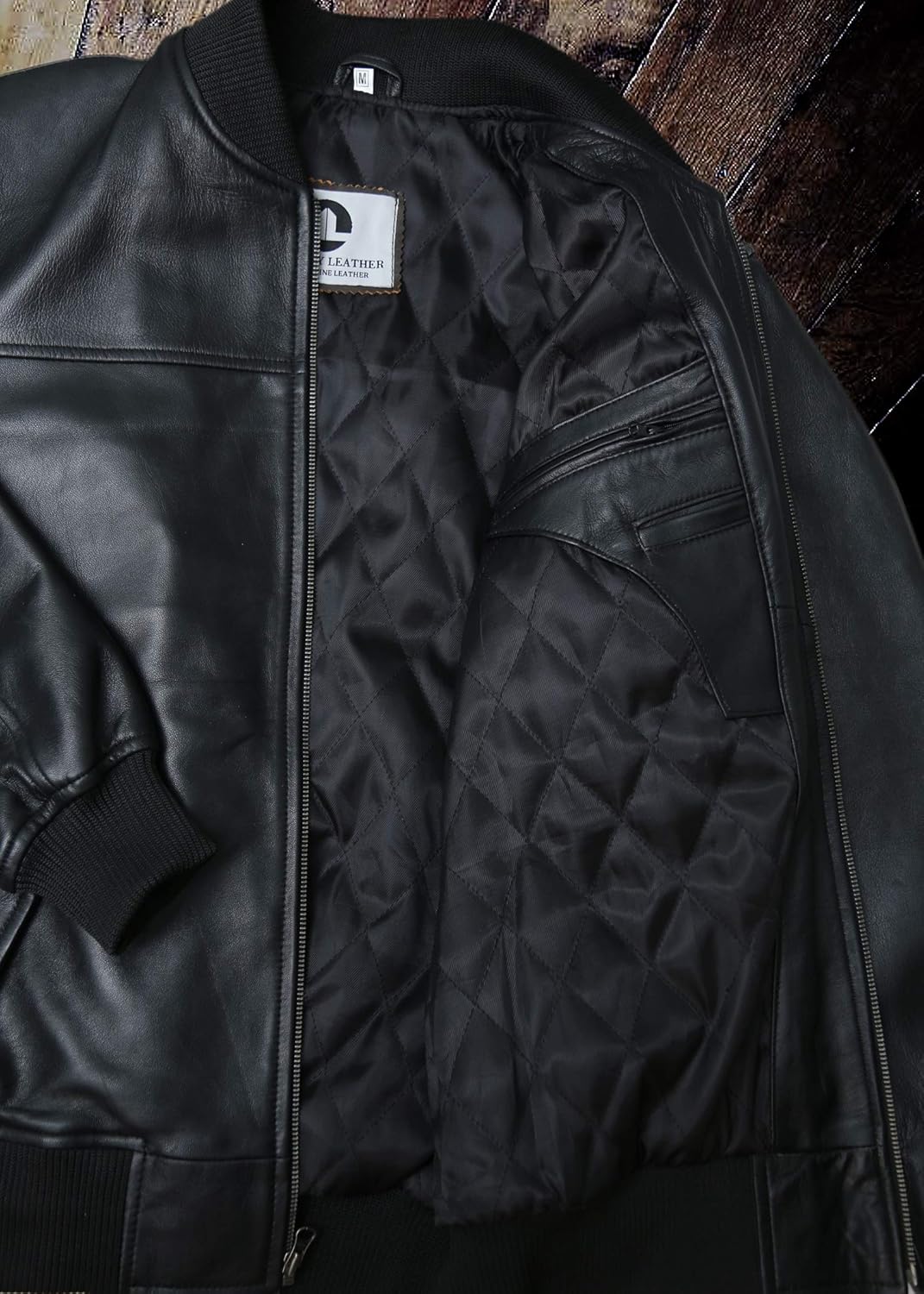 Black Casual Real Leather Jacket for Mens | Genuine Lambskin Motorcycle Biker Jackets