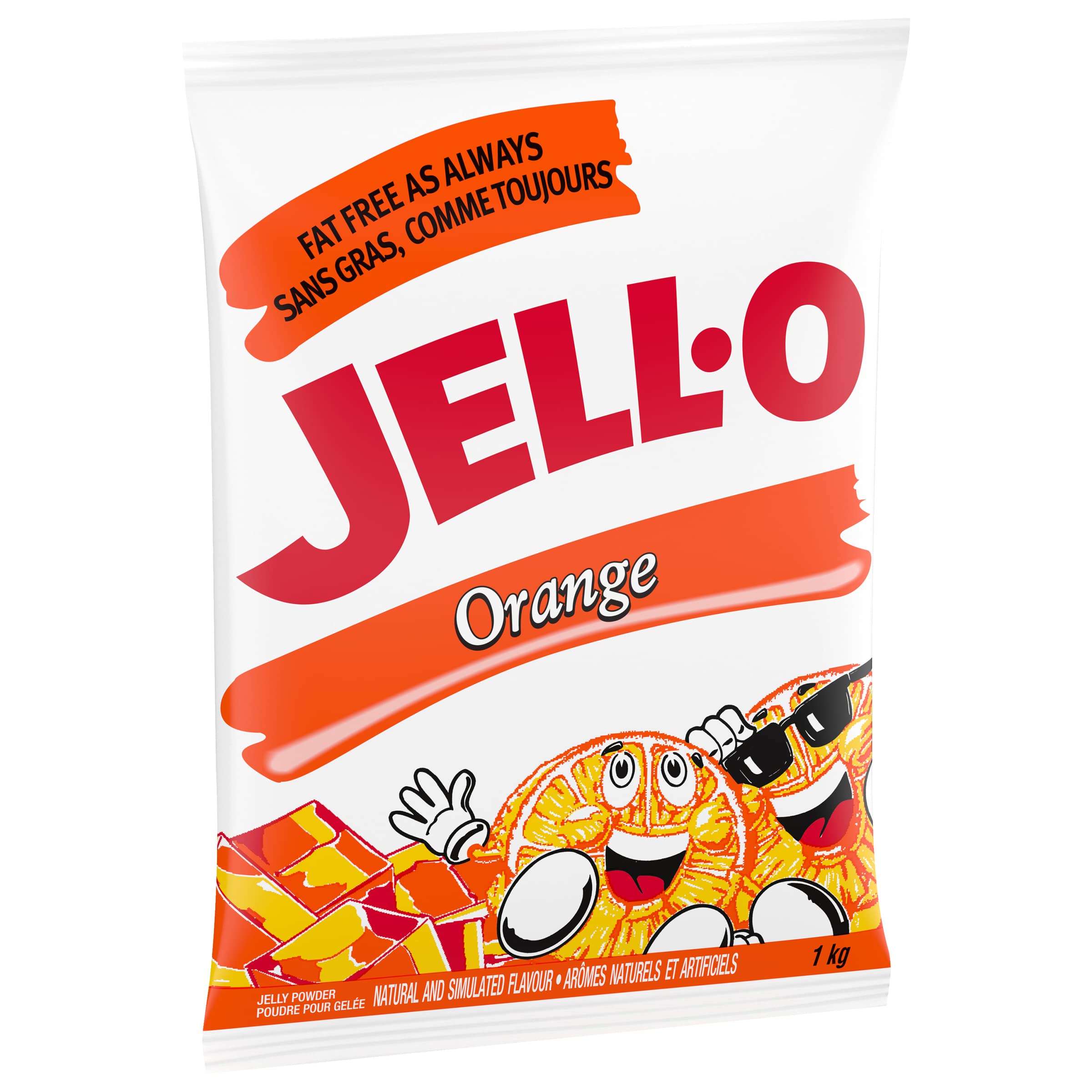 Jell-O Orange Flavoured Jelly Powder (2 X 1KG) : Amazon.ca