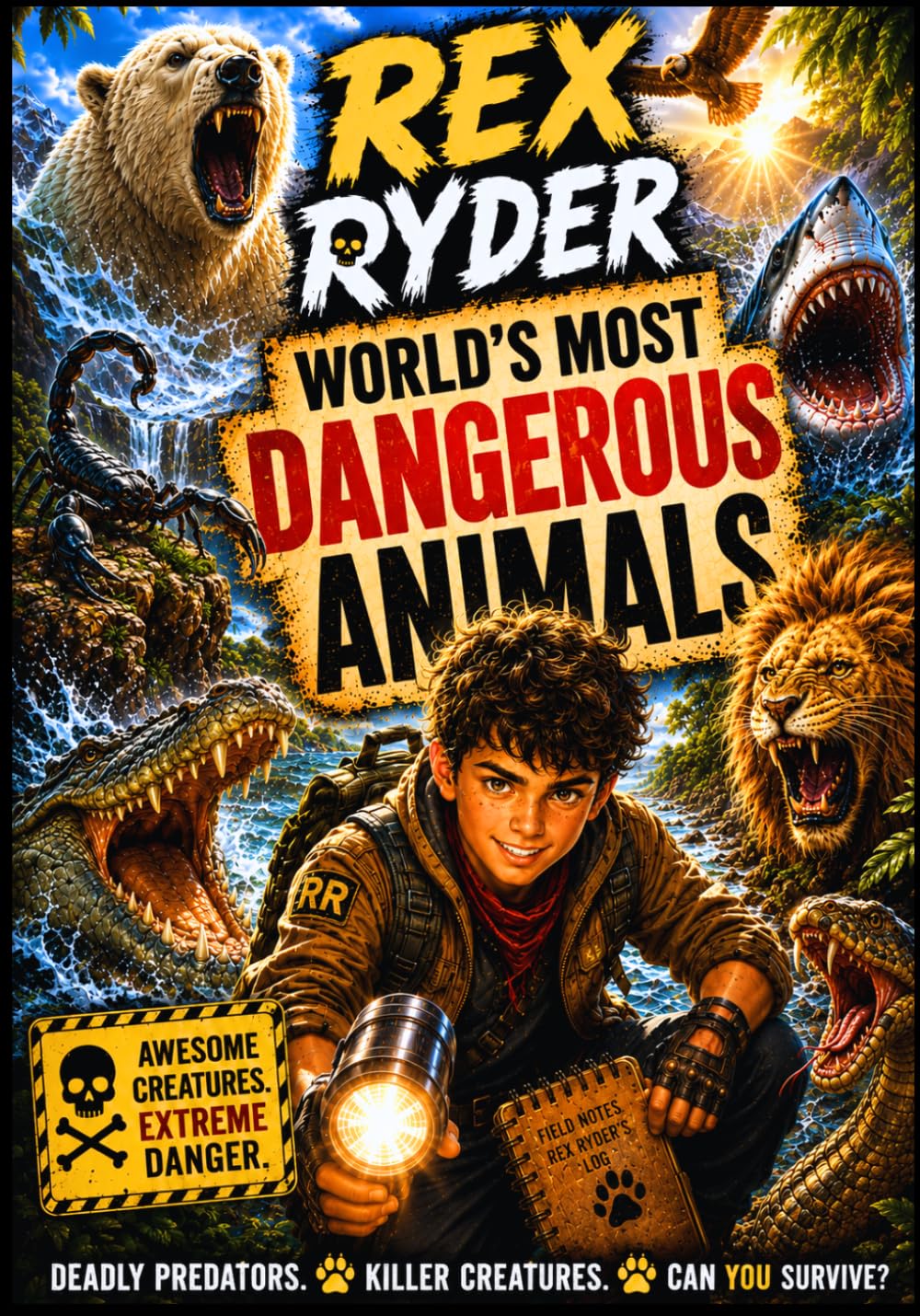 Rex Ryder. World’s Most Dangerous Animals: Explore Deadly Predators, Killer Ocean Creatures, Venomous Hunters & Ancient Monsters (Rex Ryder’s Survival Files)