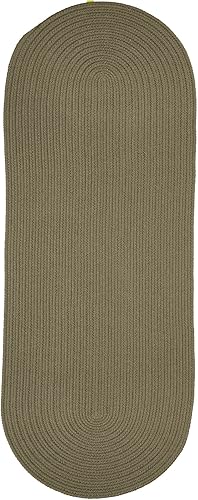 Miniatura 25 de Tapete de interior/exterior, diseño texturado trenzado, tapete reversible, Sintético, Marrón Marrón,Negro -,Azul (Hydrangea Blue),Azul