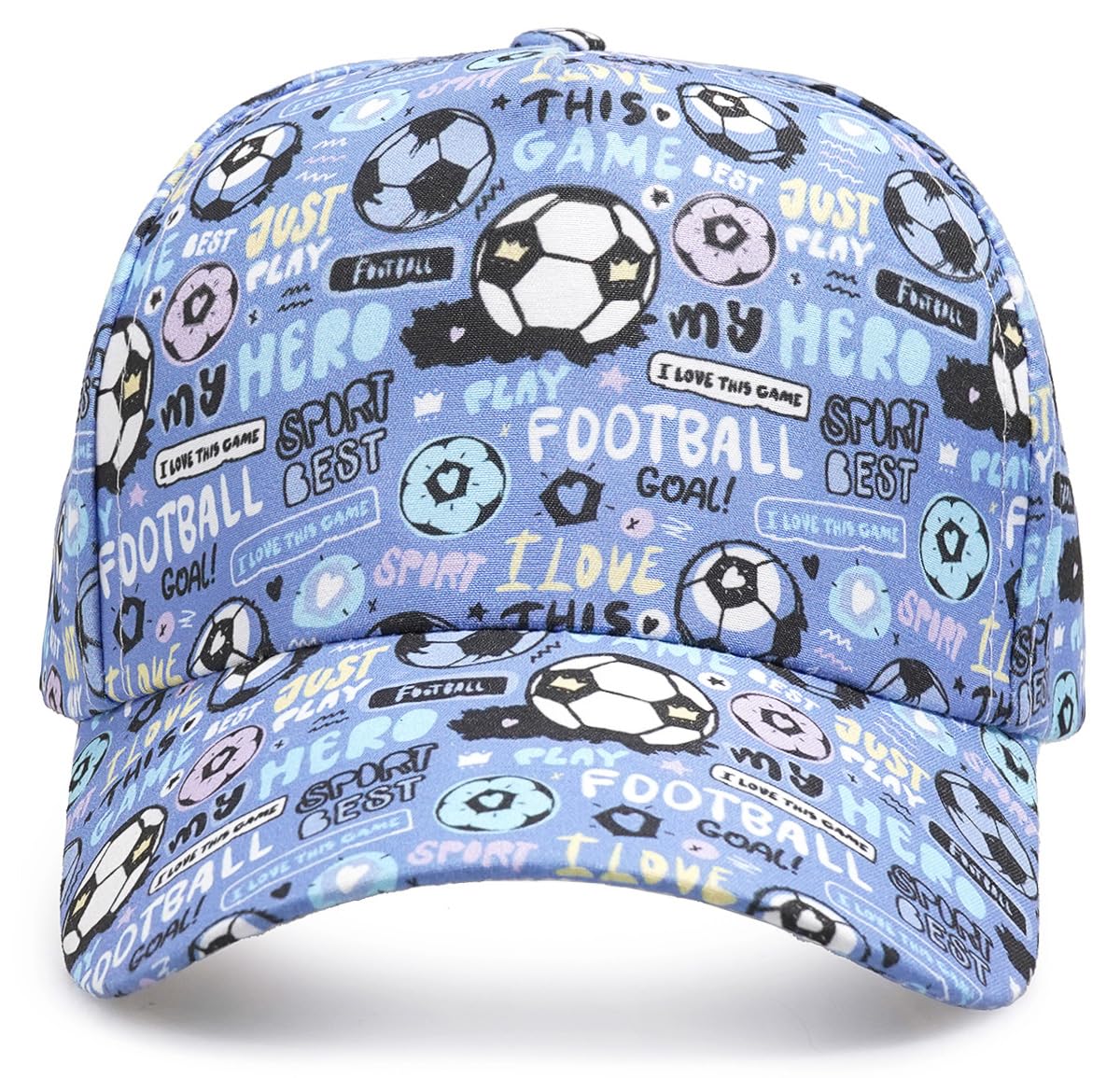 XYIYI Gorra de béisbol para niños de algodón, sombrero de sol ajustable, gorra de visera deportiva para niños de 2 a 8 años