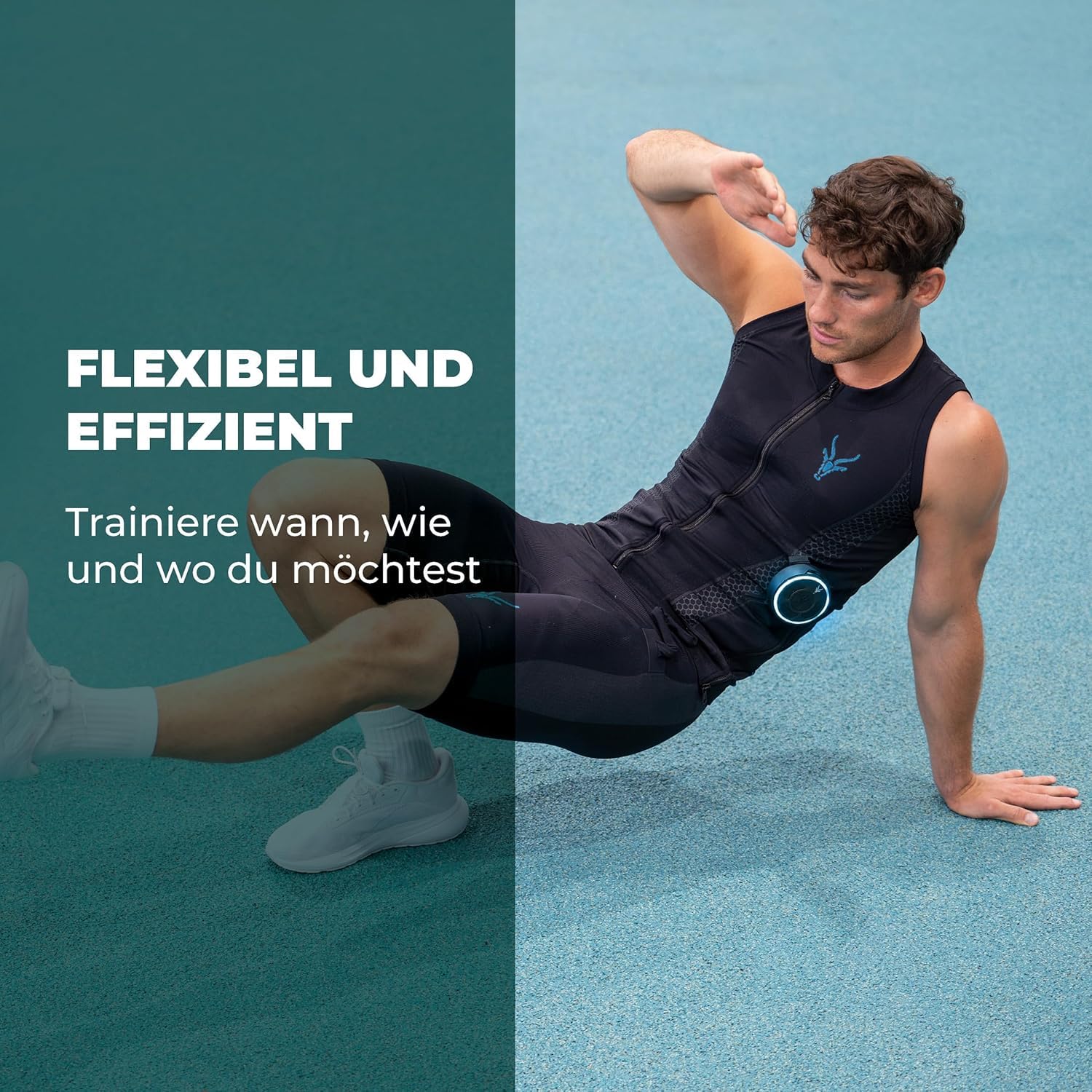 Antelope Tank Top da Uomo Evolution - Dispositivo di Allenamento EMS per Addominali e dorsali, Dispositivo di Fitness per la casa o la Palestra, favorisce la Perdita di Peso e Lo Sviluppo Muscolare