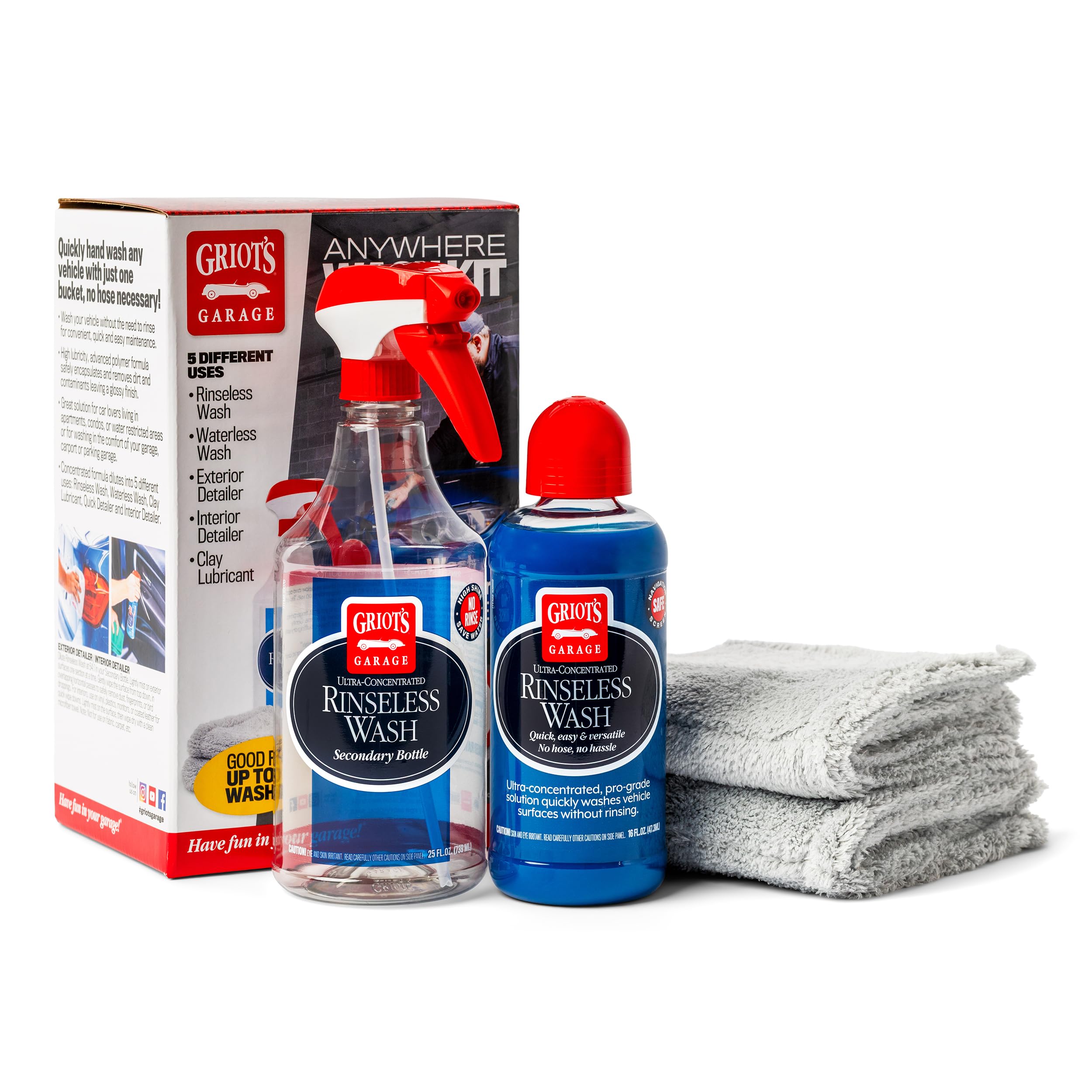 Griot's Garage Anywhere Wash Kit