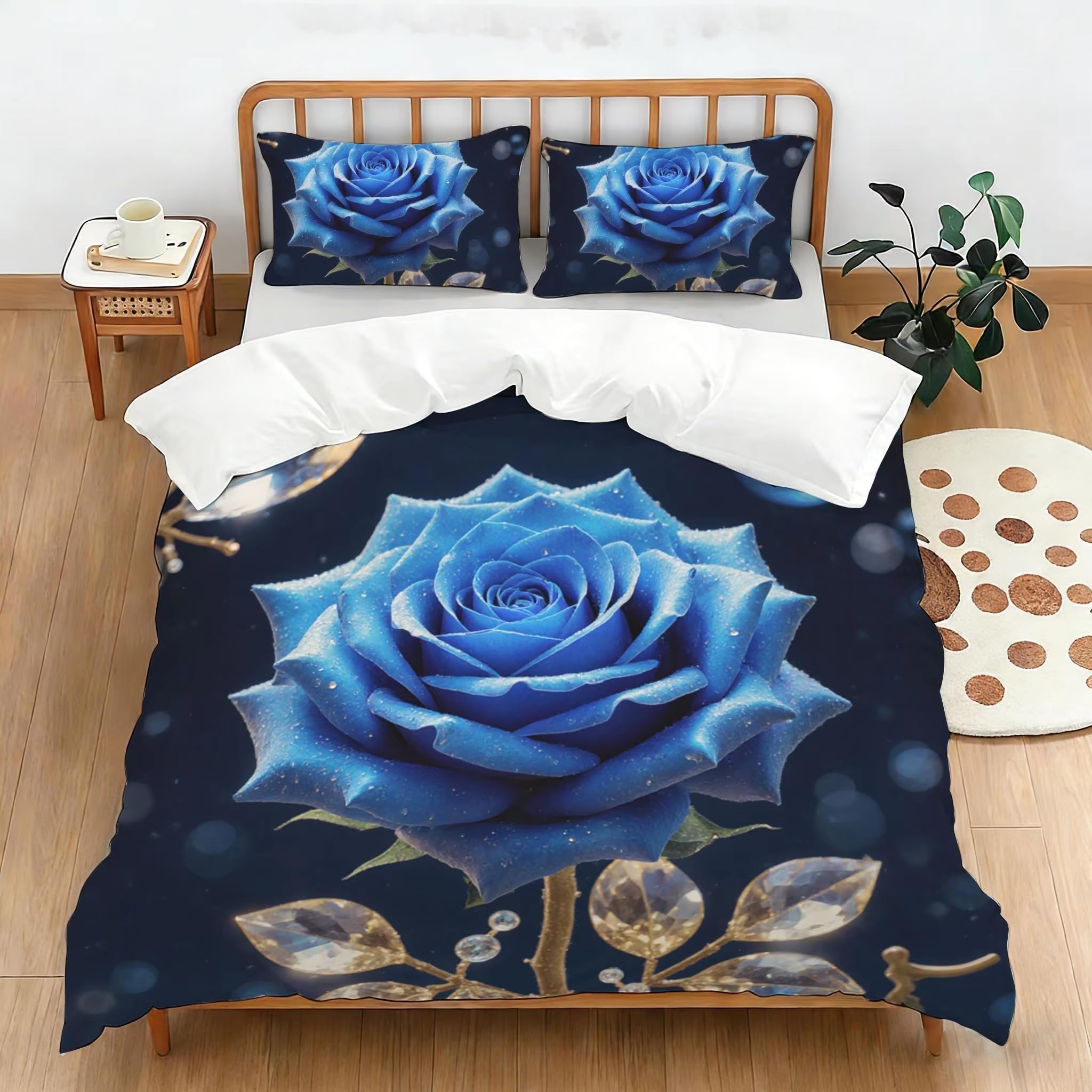 Housse de couette 240x260 bicolore rose bleue pour transformer l'ambiance de votre chambre