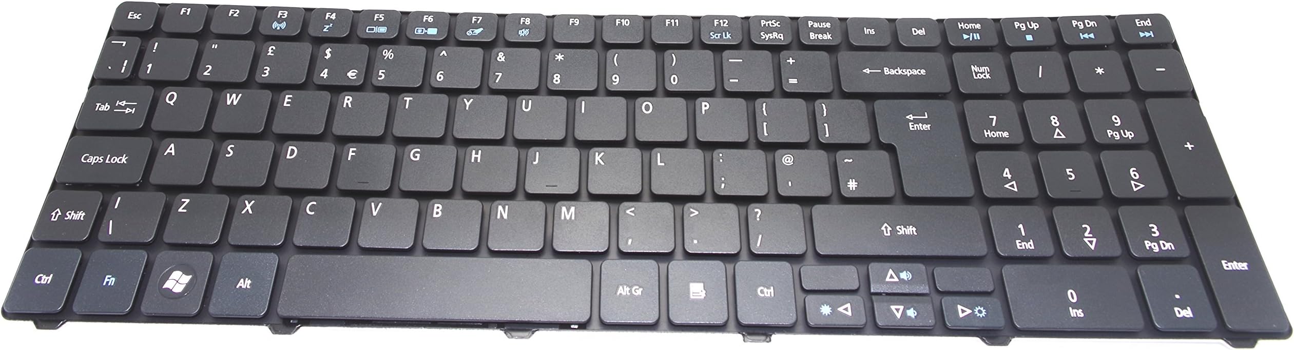 Dosenstek Keyboard Compatible for Acer Aspire 5250 5251 5253 5333 5349 5552 5553 5560 5733 5741 5745 5749 5750 7739 7741 7745 7750 UK