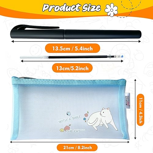 Miniatura 5 de 40 bolígrafos de tinta invisible, bolígrafos de tinta que desaparecen con 4 bolígrafos, 40 repuestos, 6 empuñaduras de lápiz y 1 bolsa de bolígrafo