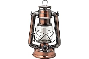 YAKii LED Vintage Lantern: Illuminate Your Spaces with Battery-Powered Brilliance!