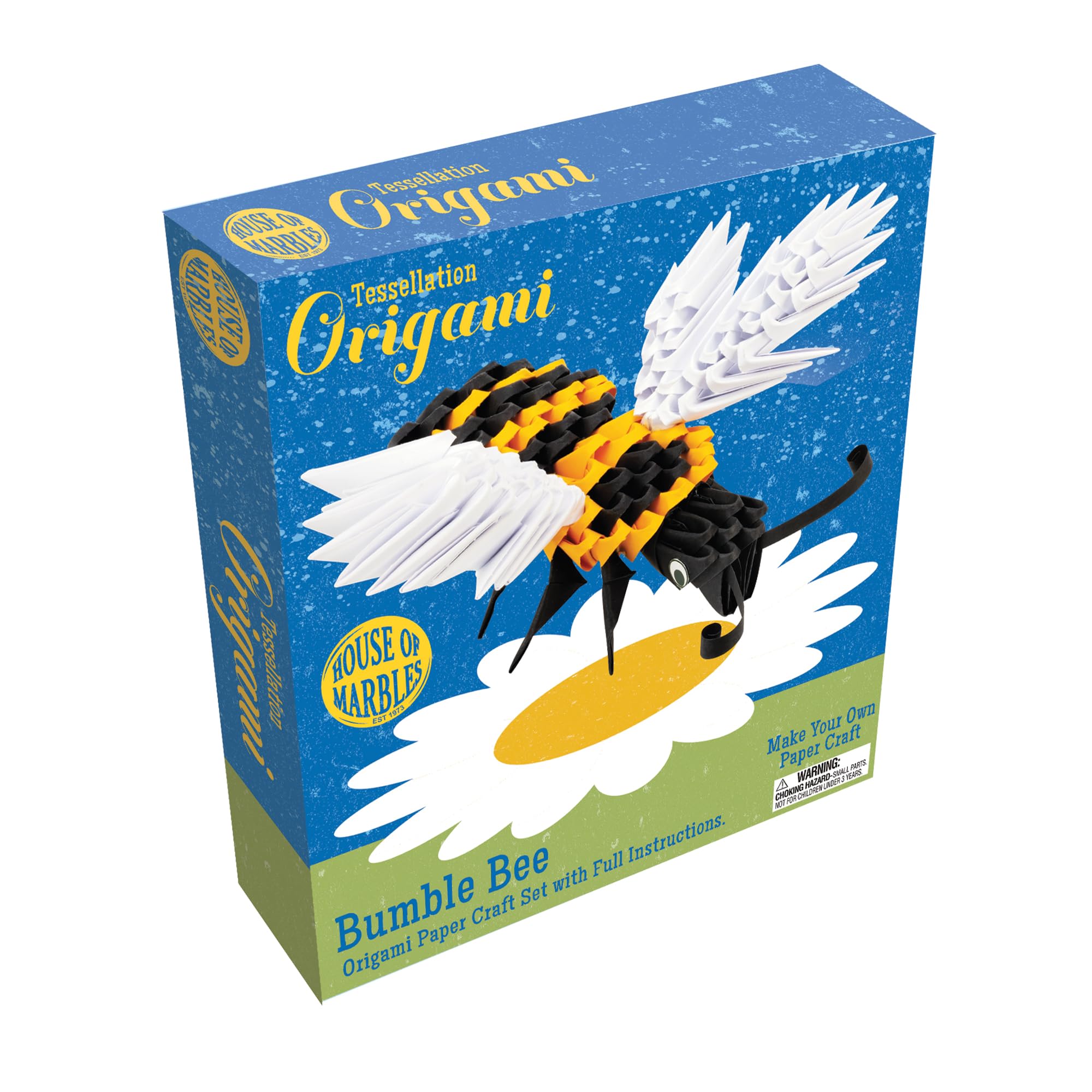 House of Marbles Bienen-Origami-Papier-Bastelset