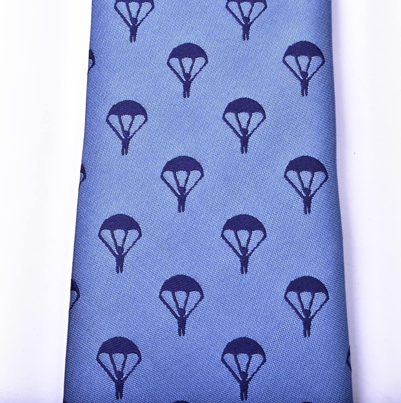 Parachute necktie, skydiving necktie, skydiver necktie, paratrooper gift, paramilitary necktie, paramilitary gift