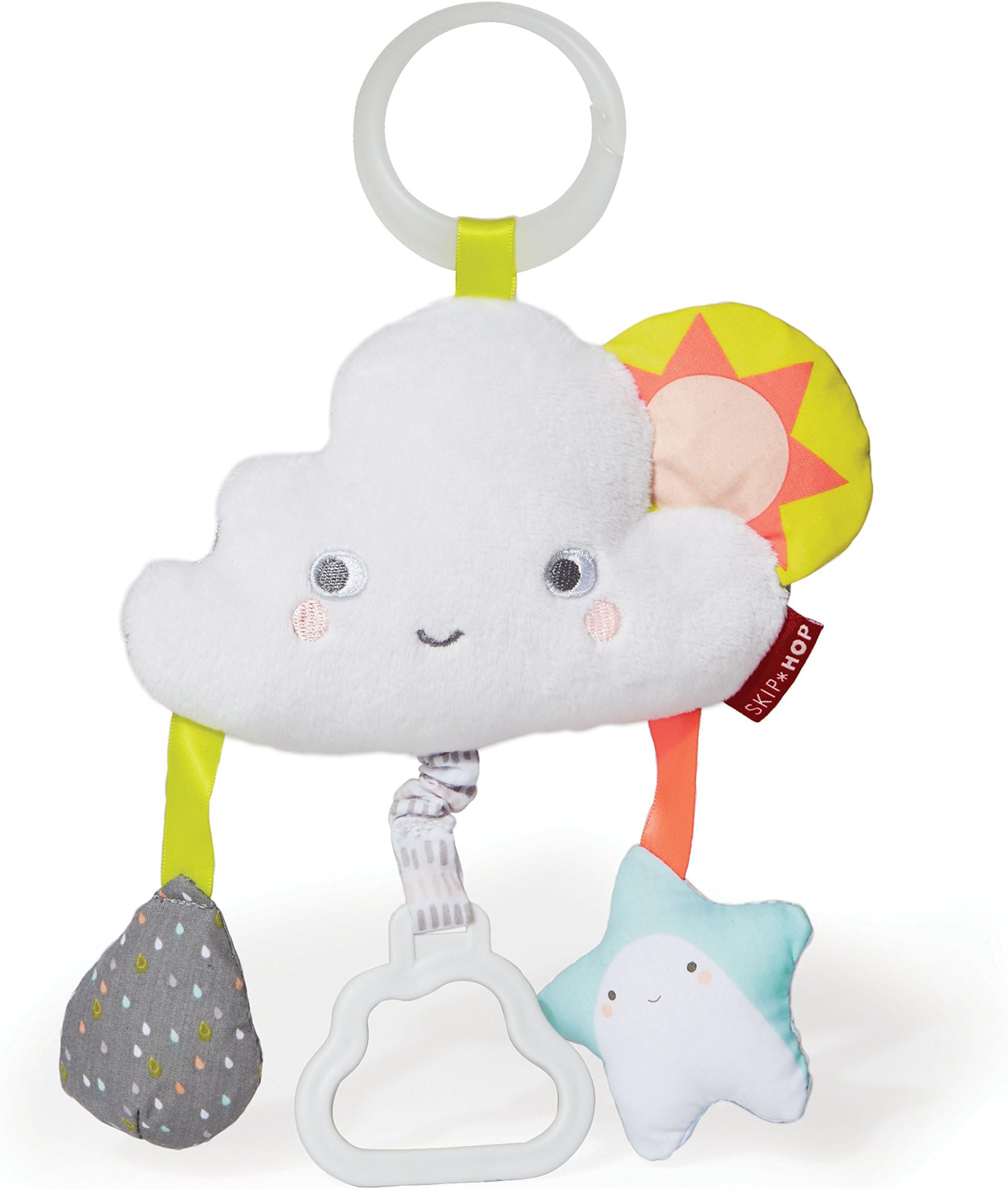 Baby Stroller Toy, Silver Lining Cloud Jitter, Cloud , 0.25 Pound