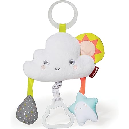 Skip Hop Baby Stroller Toy, Silver Lining Cloud Jitter, Cloud