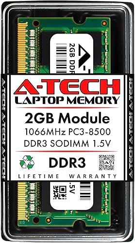 Miniatura 20 de A-Tech 8GB DDR3/DDR3L 1600MHz PC3L-12800 (PC3-12800) CL11 SODIMM 2Rx8 1.35V 204-Pin Non-ECC SO-DIMM Laptop, Notebook RAM Memory Module